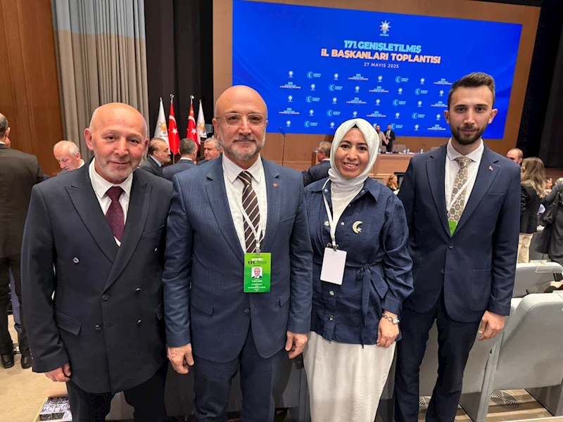 Afyonkarahisar AK Parti İl Başkanı Şahin, Erdoğan ile Genişletilmiş İl Başkanları Toplantısı