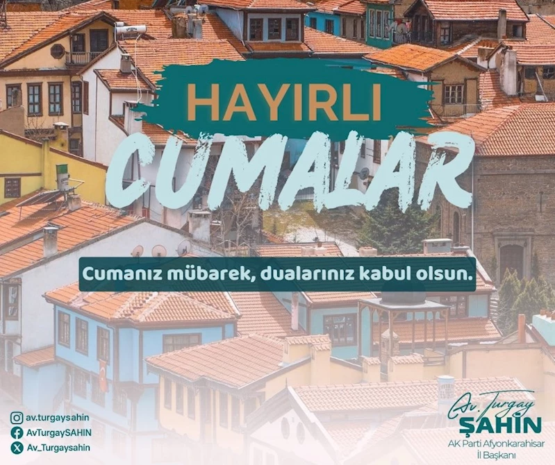 AK Parti Afyonkarahisar İl Başkanı Turgay Şahin