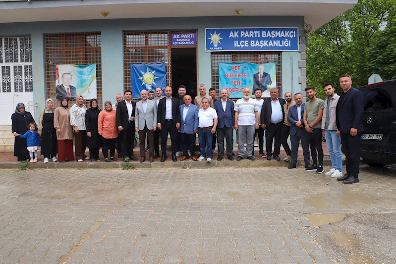 AK Parti Afyonkarahisar İl Başkanı Şahin, Başmakçı İlçe Teşkilatını Ziyaret Etti