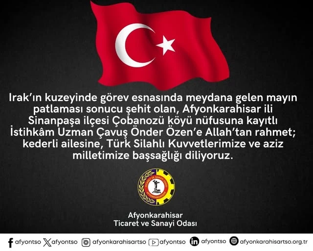 Şehit Uzman Çavuş Özen