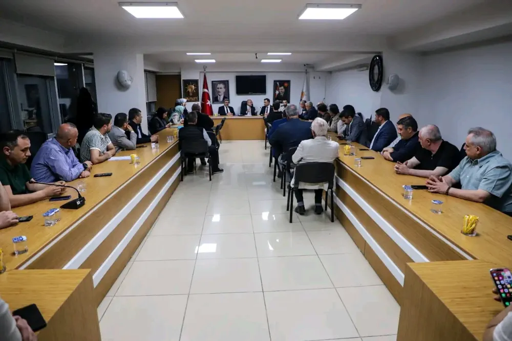 Ak Parti İl Başkanlığında, İl Yönetim Kurulu Toplantısı Yapıldı