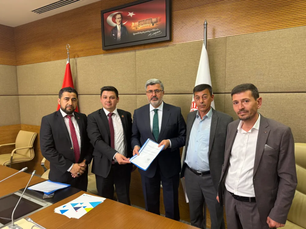 Milletvekili Özkaya, Dörtyol Mahallesi Muhtarını Ağırladı