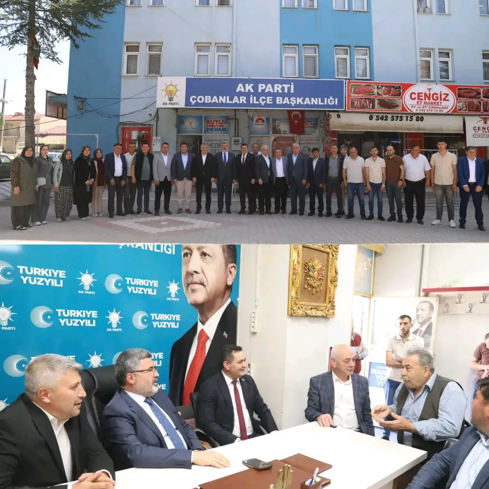 Milletvekili Özkaya, Çobanlar İlçesinde Temaslarda Bulundu