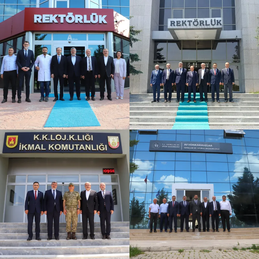 ÜNİVERSİTEDEN ASKERİYEYE, SPORDAN GENÇLİĞE AK PARTİ HEYETİNDEN ZİYARET TURU