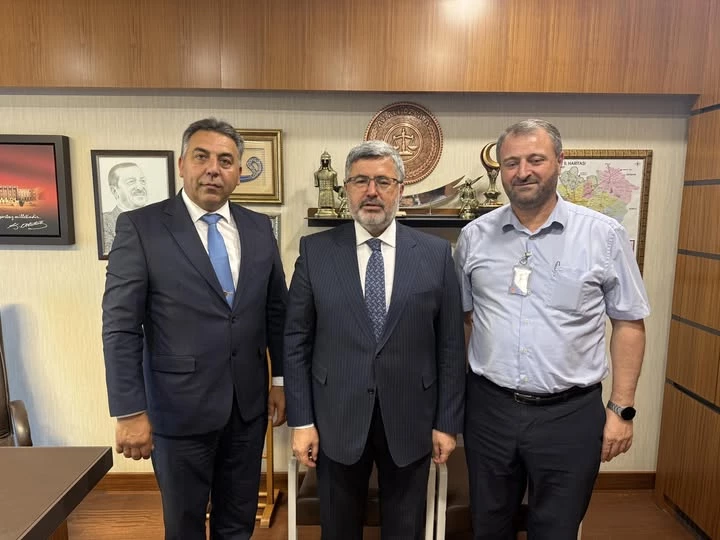 AK Parti Afyonkarahisar Milletvekili Özkaya, Pancar Ekicileri Kooperatifi Başkanını Ağırladı