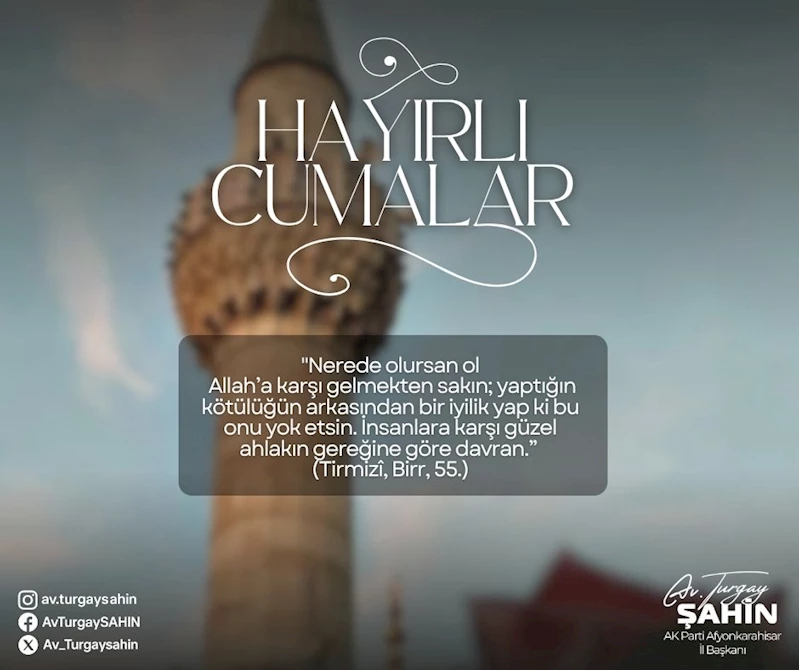 Ak Parti Afyonkarahisar İl Başkanı Turgay Şahin