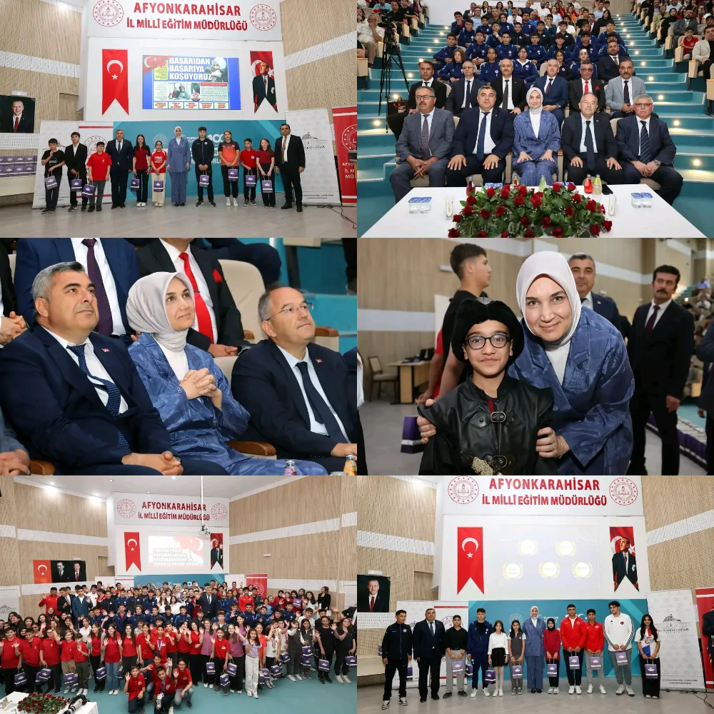 Vali Yiğitbaşı, Zirvedekiler Ödül Törenine Katıldı