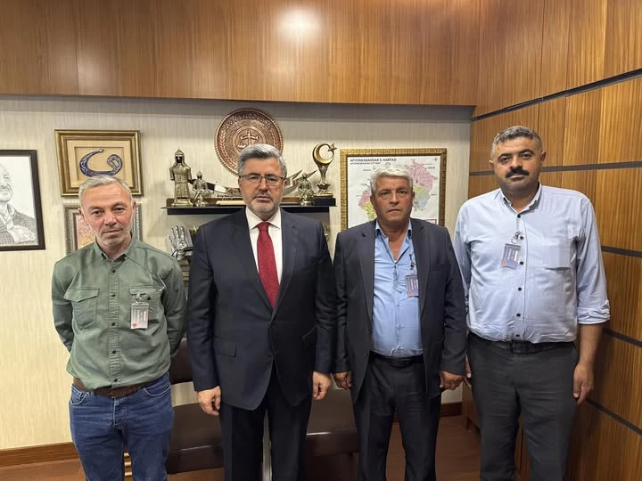 AK Parti Afyonkarahisar Milletvekili Özkaya, Dinar Köy Muhtarını Ağırladı