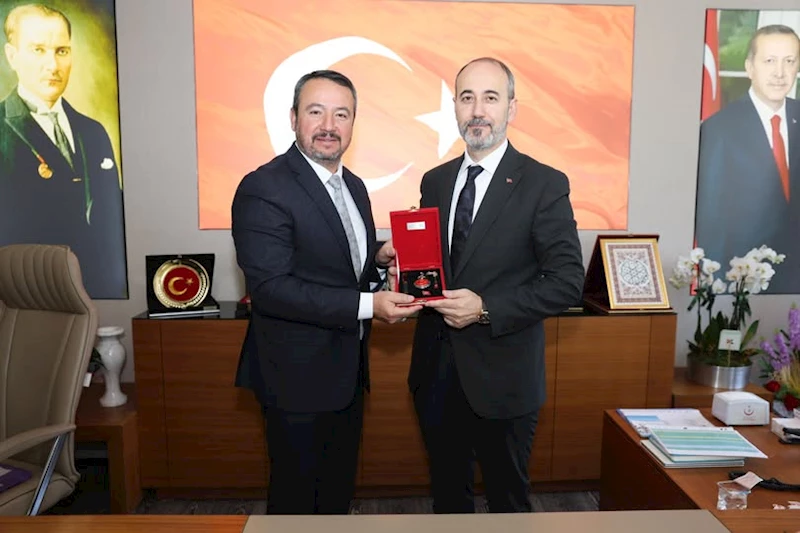 Afyonkarahisar İl Sağlık Müdürü Öztürk’e Sandıklı Belediye Başkanı’ndan Ziyaret