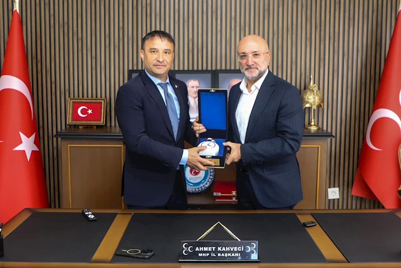 AK Parti Afyonkarahisar Başkanı Şahin, MHP İl Başkanı Kahveci