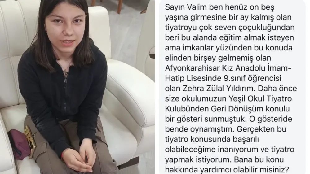 Tiyatro Tutkunu Zehra Zülal Hayaline Kavuşuyor