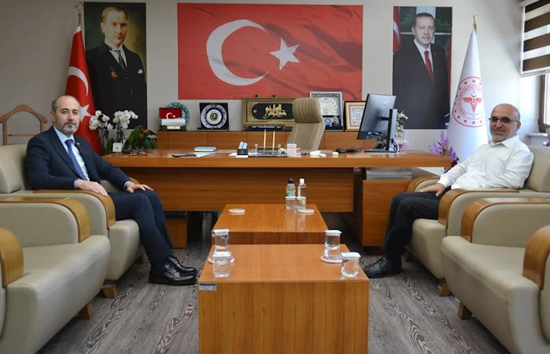 Afyonkarahisar İl Sağlık Müdürü Öztürk, İl Müftüsü İmamoğlu ile İşbirliği Yollarını Araştırdı
