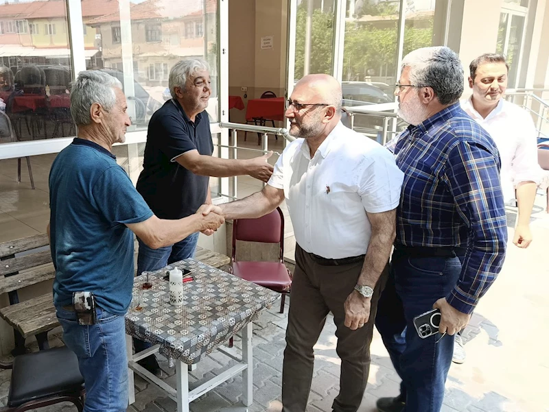 AK Parti Afyonkarahisar İl Başkanı Şahin, Kırka Beldesinde Hemşehrileriyle Buluştu