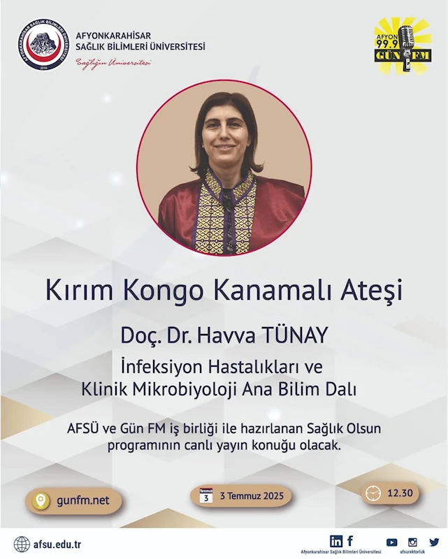 Afyonkarahisar Sağlık Bilimleri Üniversitesi’nden Sağlık Olsun Programına Katılım