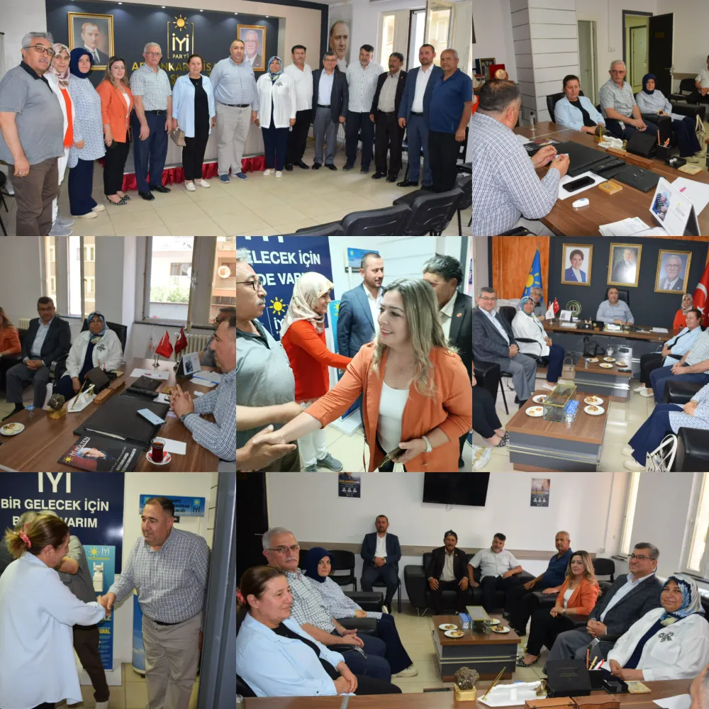 Afyon Muhtarları İYİ Parti İl Başkanlığını Ziyaret Etti