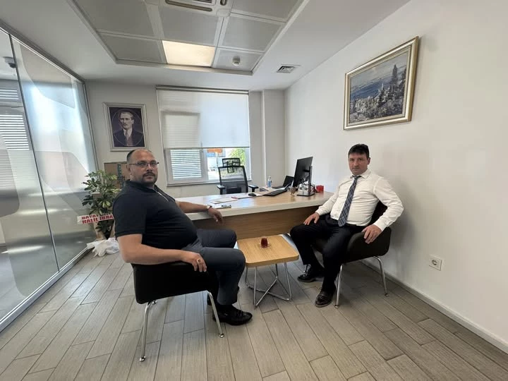 Afyonkarahisar Bayat Belediye Başkanı Ziraat Bankası Şube Müdürünü Ziyaret Etti