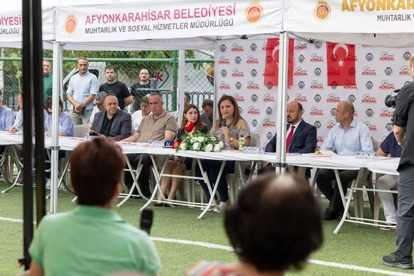 Afyonkarahisar Belediyesi Vatandaşlarla Buluştu, Talepleri Dinledi