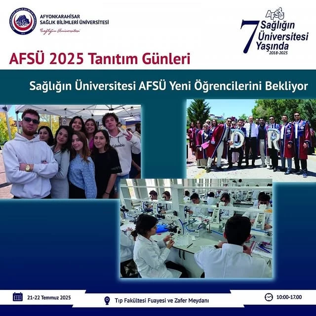 AFSÜ 2025 Tanıtım Günleri 21-22 Temmuz