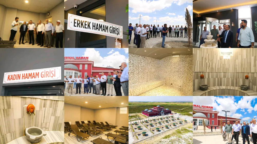 Belediye Başkanı Altuntaş, Termal Hamamı Ziyaret Etti