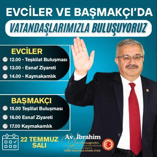 AK Parti Afyonkarahisar Milletvekili Yurdunuseven Hemşehrileriyle Buluşuyor