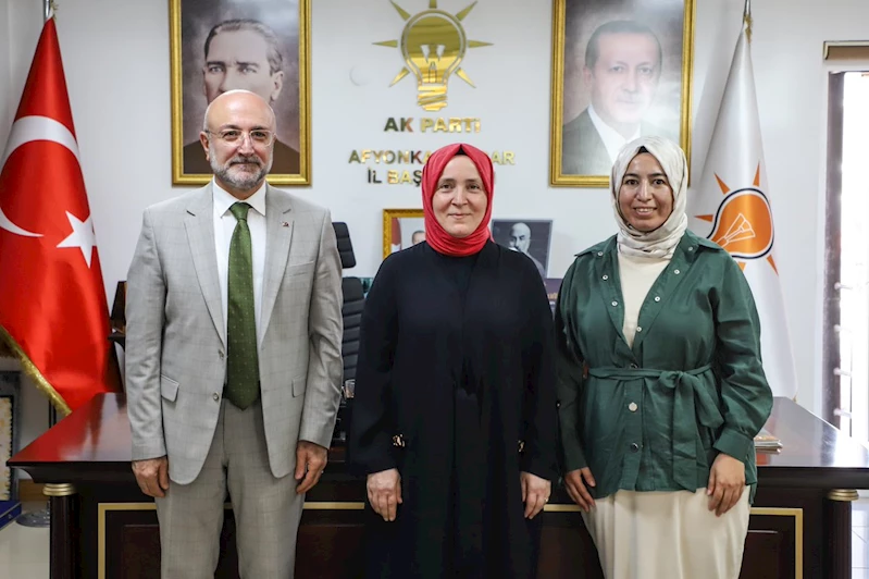 AK Parti Afyonkarahisar İl Başkanı Şahin, Genel Merkez Kadın Kolları Koordinatörü Şeker