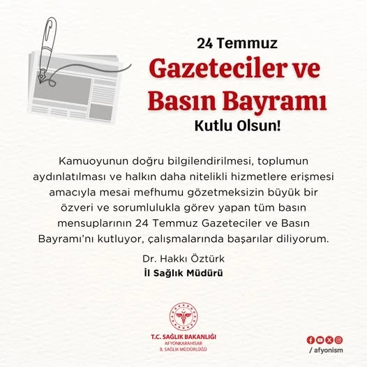 Afyonkarahisar İl Sağlık Müdürlüğü