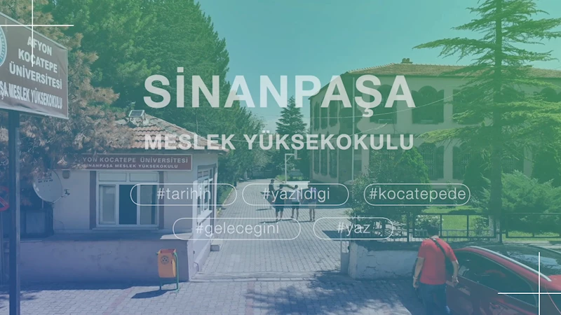 Afyon Kocatepe Üniversitesi Sinanpaşa Meslek Yüksekokulu, Öğrencilere Gelecek İçin Bir Fırsat Sunuyor