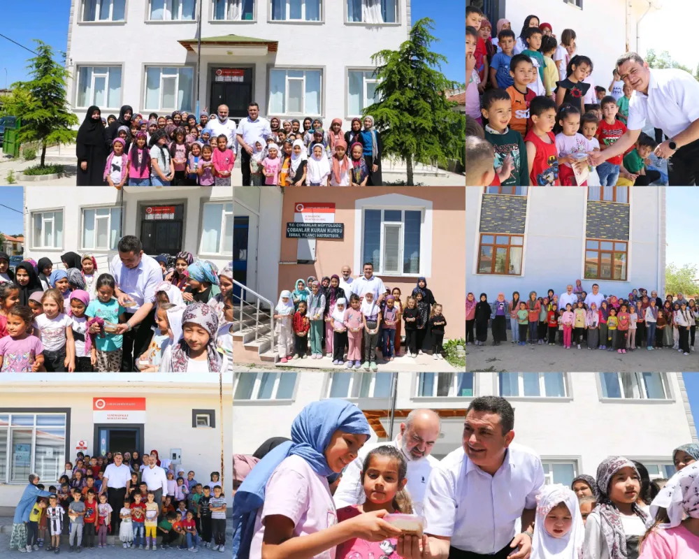 Belediye Başkanı Altuntaş, Minik Öğrencilere Aşure Dağıttı 