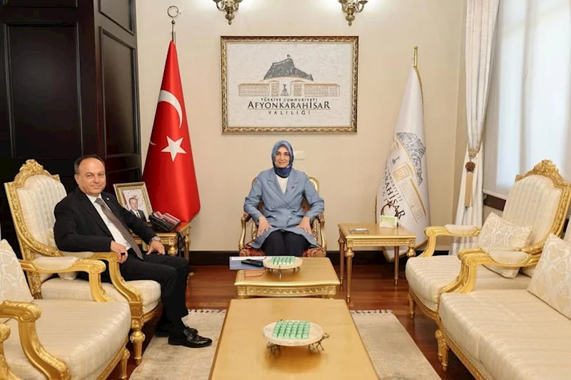 Afyonkarahisar Valisi Yiğitbaşı, ATSO Başkanı Serteser ile Görüştu