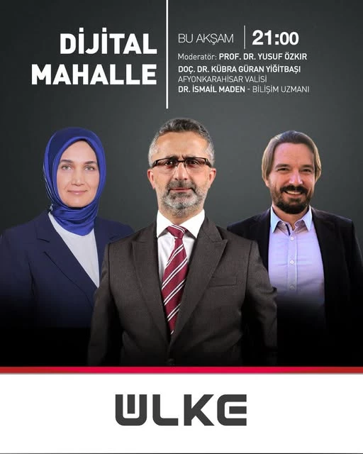 Dijitalleşme ve Dezenformasyon Konulu Sohbet Bu Akşam Ülke TV