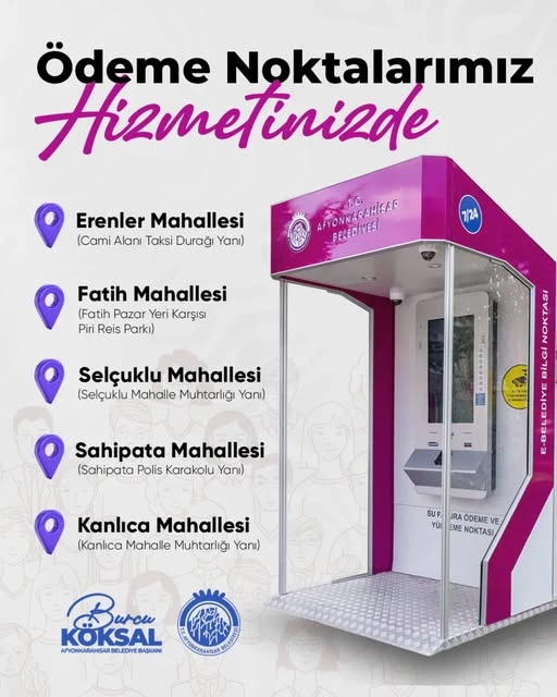 Afyonkarahisar Belediyesi, 7/24 Ödeme Kolaylığı Sunuyor