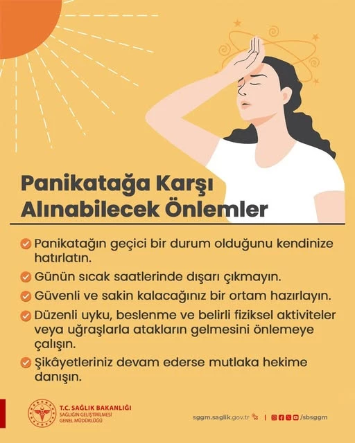 Sıcak Hava Alarmı: Panikatak Riski Artıyor
