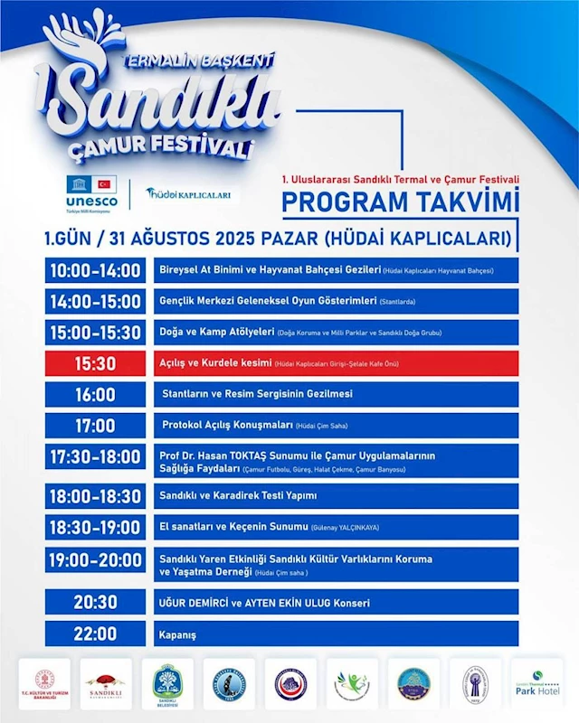 Sandıklı Termal ve Çamur Festivali Uluslararası Buluşmaya Ev Sahipliği Yapacak