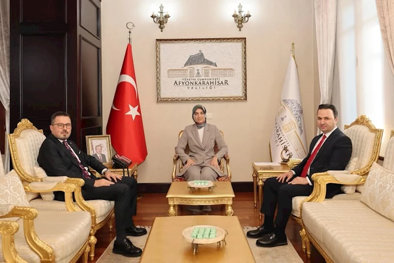TRT Delegasyonu Afyonkarahisar Valisi ile Buluştu