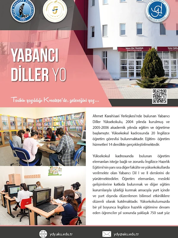 Afyon Kocatepe Üniversitesi Yabancı Diller Yüksekokulu: Küresel Kariyerin Başlangıç Noktası