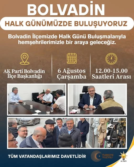 AK Parti Milletvekili Yurdunuseven, Bolvadin