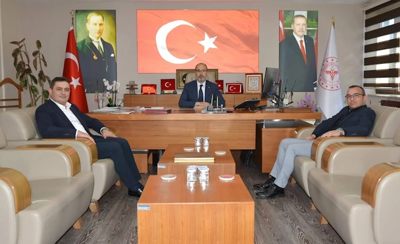 Afyonkarahisar Çobanlar Belediyesi Başkanı Altuntaş, İl Sağlık Müdürü Öztürk