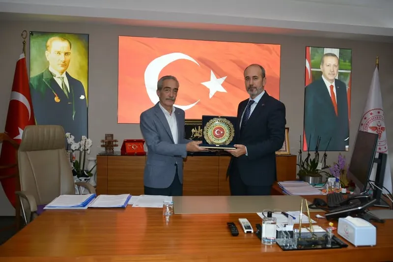 Afyonkarahisar İl Sağlık Müdürü Esnaf Odası Başkanı ile Görüşme Gerçekleşti