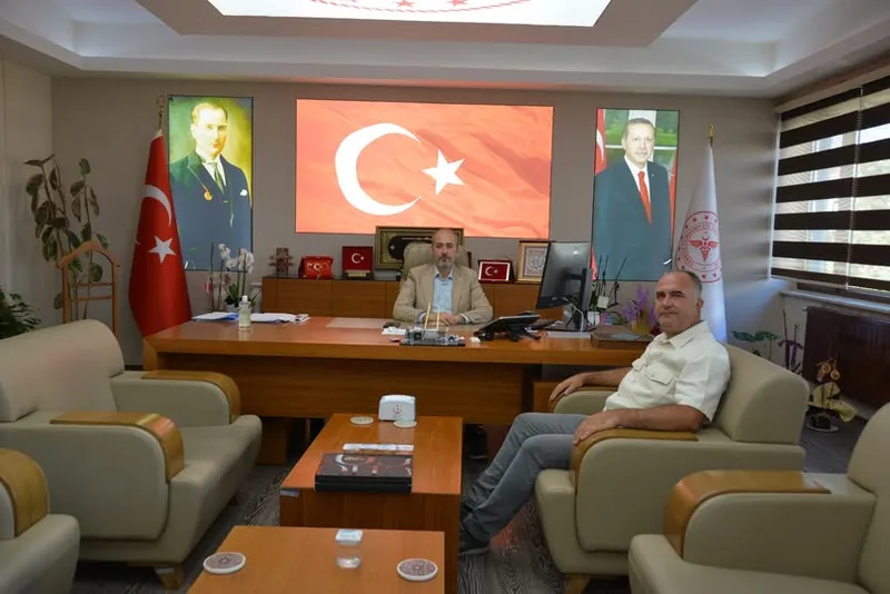 Afyonkarahisar İl Sağlık Müdürü Dr. Öztürk, Prof. Dr. Yılmaz