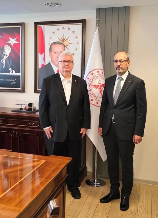 Afyonkarahisar İl Sağlık Müdürü Dr. Öztürk, Sağlık Bakan Yardımcısı Erkoç