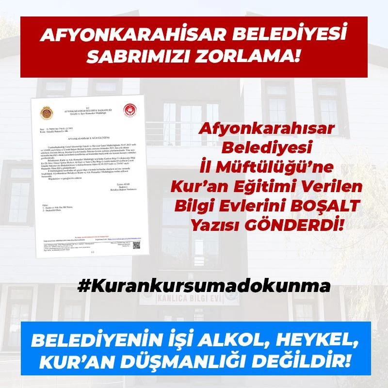 Ak Parti Afyonkarahisar İl Başkanı Turgay Şahin: 