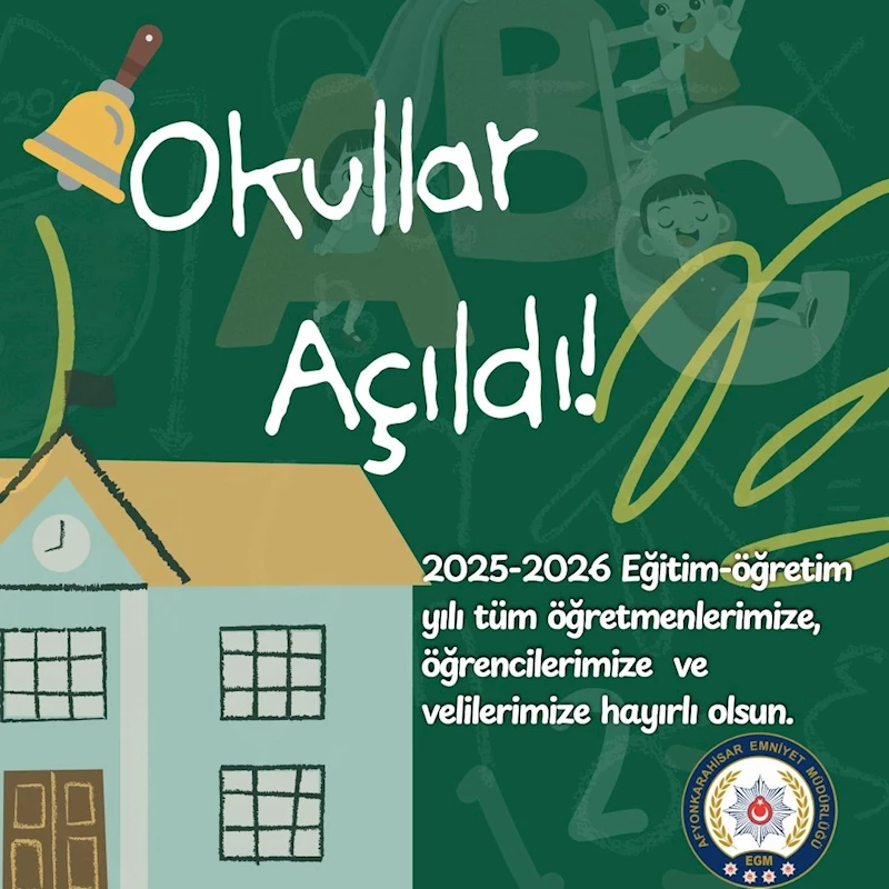 Afyonkarahisar Emniyeti 2025-2026 Eğitim-Öğretim Yılı Güvenlik Hazırlıklarını Tamamladı