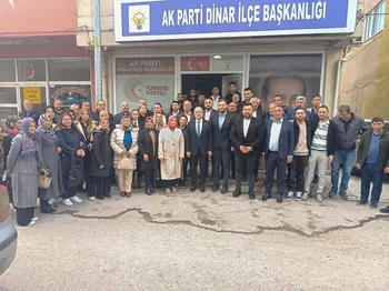 AK Parti Afyonkarahisar İl Başkanı Turgay Şahin, Dinar Teşkilatı ile Bayramlaşma Programında Buluştu