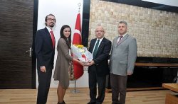 Akü Tıp Fakültesi´nden Başkan Çoban´a ziyaret